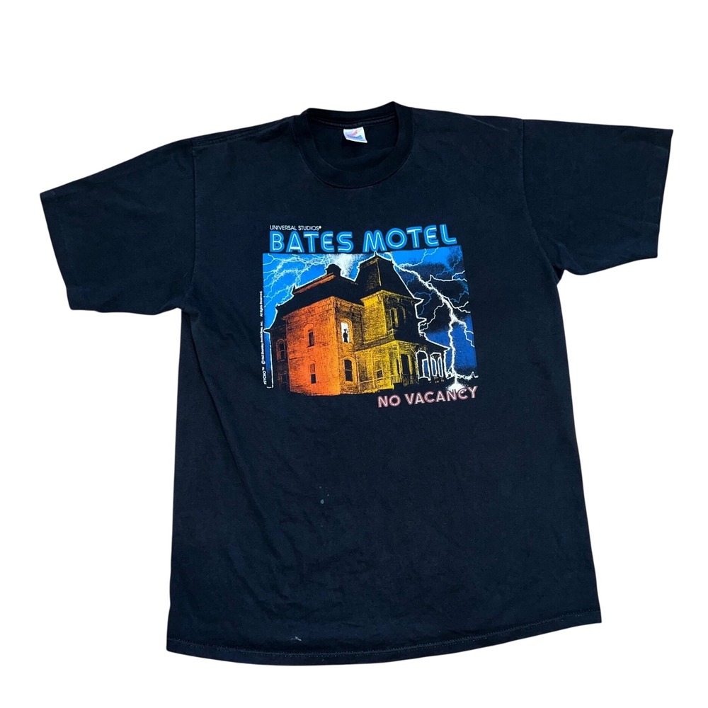 Vintage Bates Motel Psycho T-Shirt XL Universal Studios Single Stitch Jerzees